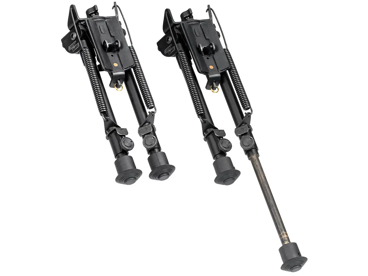 Сошки ShotTime на антабочный винт с качалкой H=19,5-29,5см