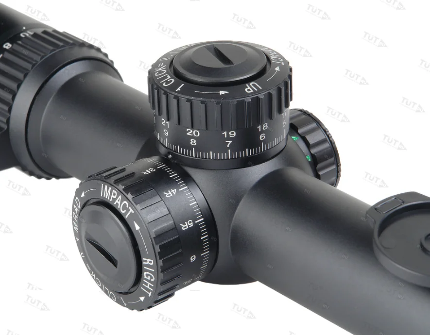 Прицел Veber Wolf II 1-10х26 GB FD с подсветкой (сетка FireDot)