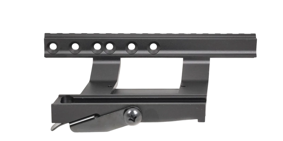 Быстросъёмный боковой кронштейн ARKON с 2 планками Weaver на Сайга/АК S005  / Аркон с планкой вивер на Сайга или АК