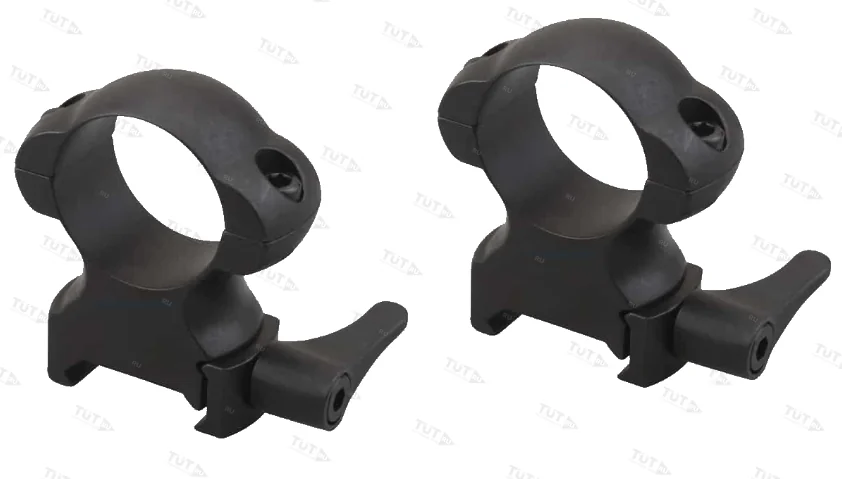 Кольца Vector Optics 25,4 мм быстросъёмные на Weaver, стальные, высокие