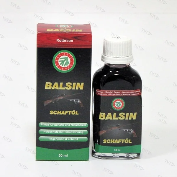 Средство для обработки дерева Ballistol Balsin Schaftol 50мл (красно-бурое)