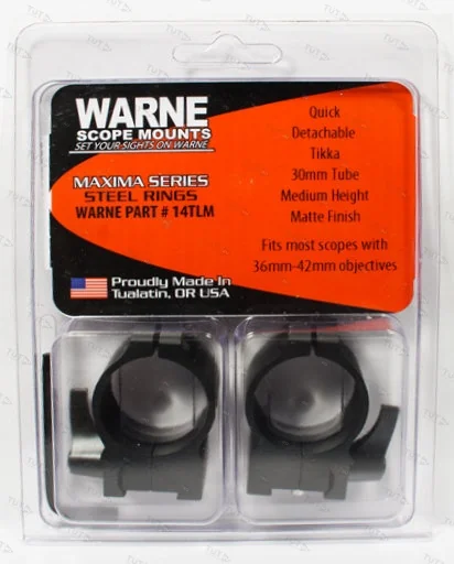 Крепления Warne Tikka 30mm QD Medium (14TLM)
