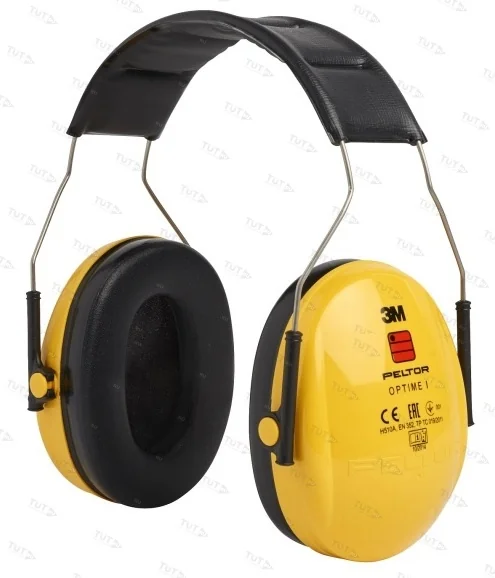 Наушники Противошумные 3М™Peltor™ Optime™ I, Snr 27Db,Нескладное Оголовье, Жёлтые,180Г
