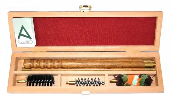 Набор для чистки Nimar деревянная коробка калибр 12