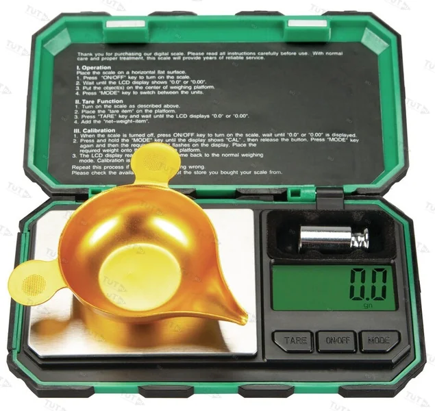 Электронные мини-весы1500 Grain Digital Pocket Scale