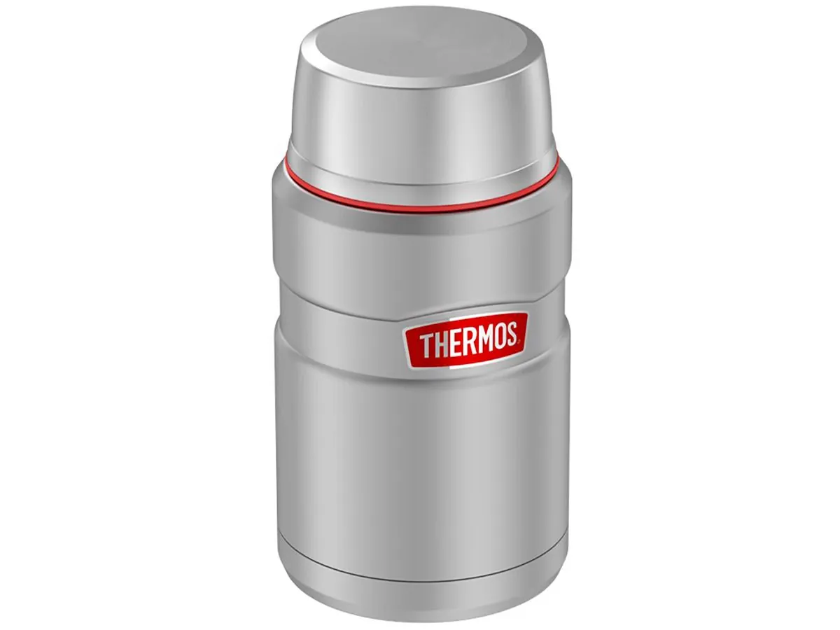 Термос для еды THERMOS KING SK-3020 RCMS 0.71L, складная ложка, сталь