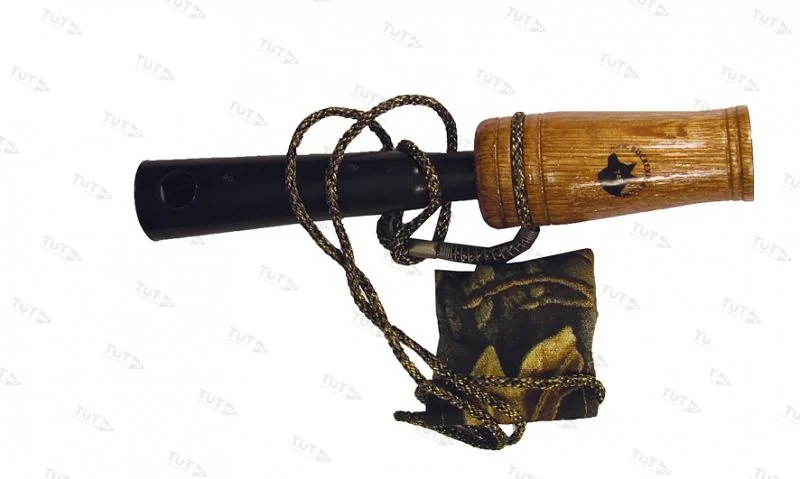 Манок Buck Expert на хищника с 3 насадками (писк мыши, раненный заяц, лиса, рысь, куница, волк, белк