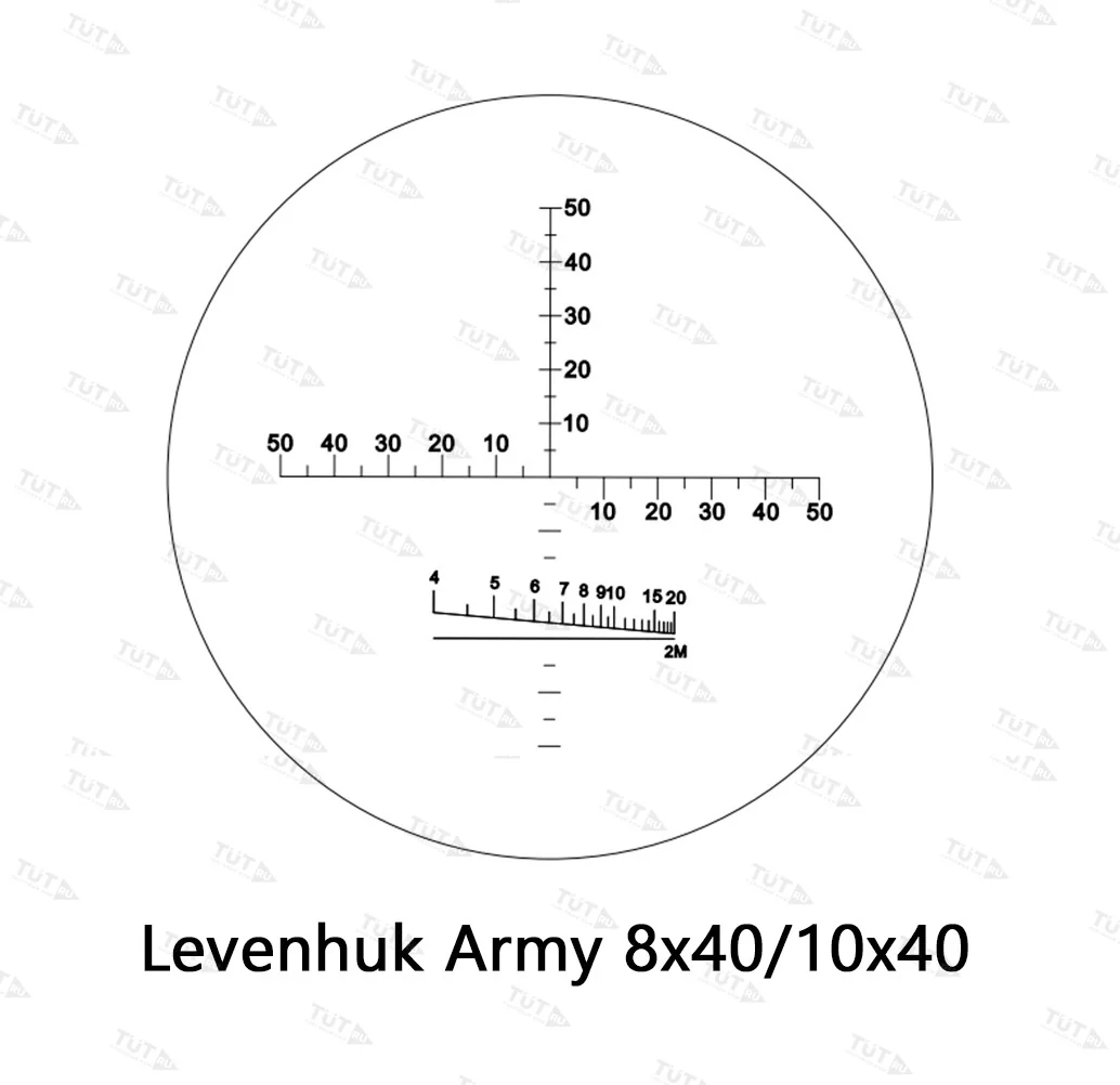 Бинокль Levenhuk Army 8x40 с сеткой