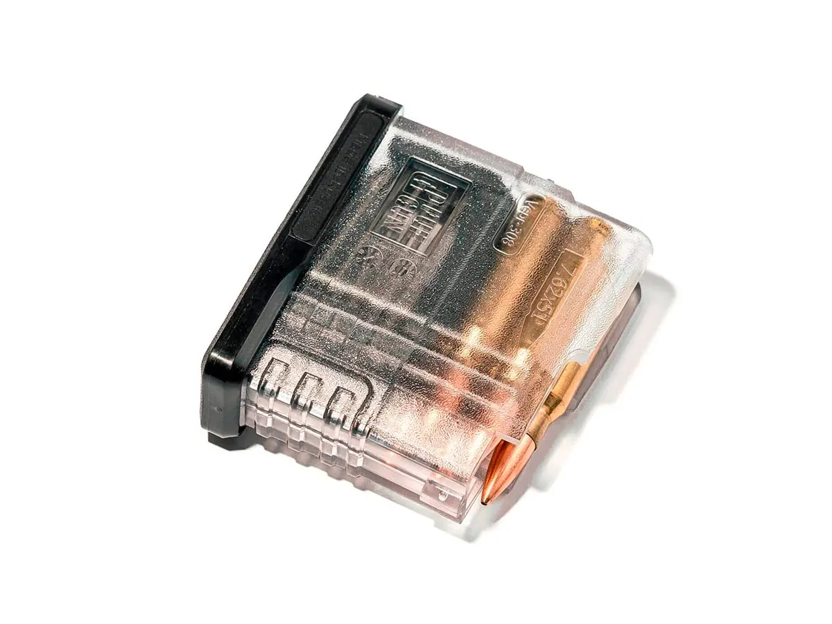 Магазин Pufgun На Вепрь-308, 7,62Х51, 5 Патронов, Поликарбонат, Прозрачный, 90Гр.