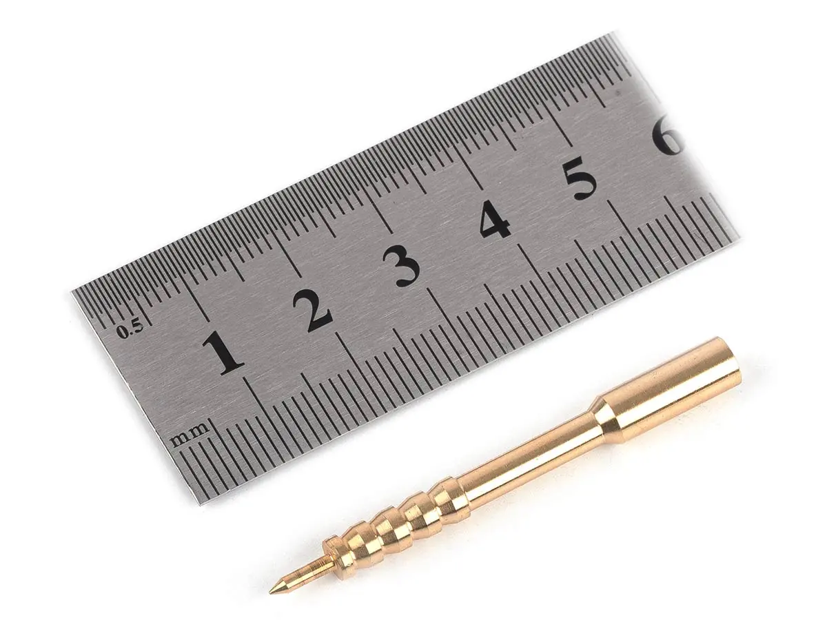 Вишер ЧИСТОGUN 24JE (d=4,3мм, латунь, резьба мама, дюймовая, 5/40 для шомполов StilCrin, Nimar, Mega