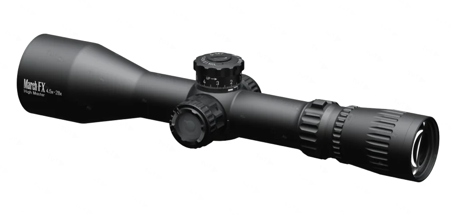 Прицел March FX 4.5-28x52 FFP, 0.1Mil (сетка FML-3) с подсветкой
