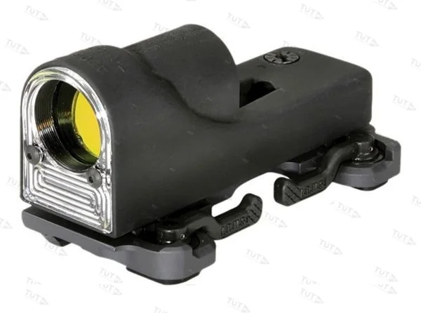 Коллиматорный прицел TRIJICON Reflex 1x24 Sight A.R.M.S. #15 Throw Lever Mount 12.9 MOA Amber Triang