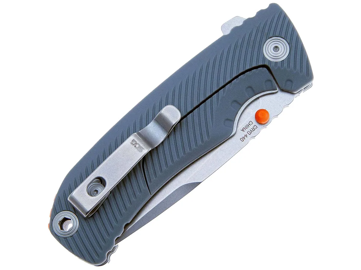 Нож складной SOG Tellus FLK Wolf Gray, сталь Cryo 440C, рукоять GRN,блистер