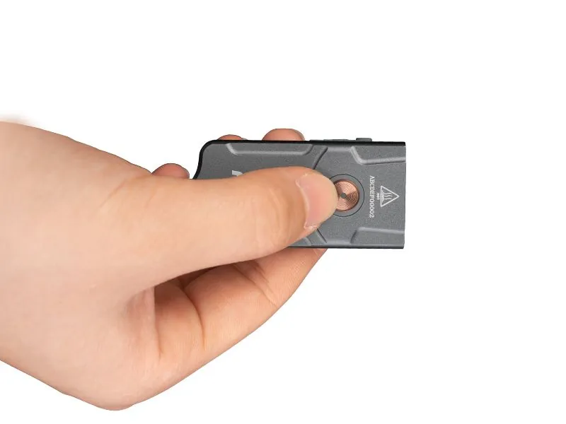 Фонарь-брелок Fenix E03R EDC V2.0 серый