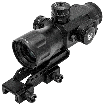 Оптический прицел Leapers Prism T4 CQB 4x32, 34мм, T-Dot, подсв., кронштейн на Weaver (SCP-T4IETDQ)