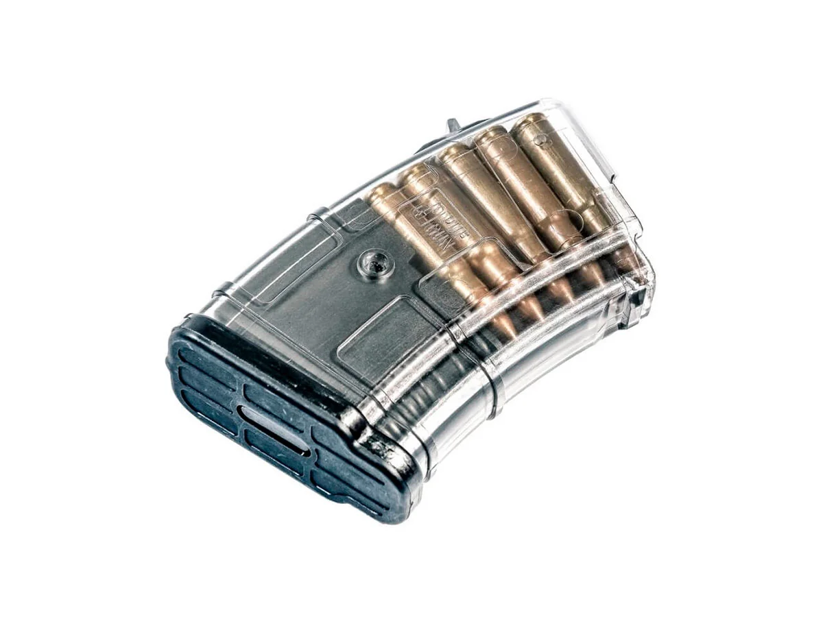 Магазин Pufgun На Впо-133/Сайга-Мк/М (Без Сухаря), 7,62Х39, 10 Патронов, Полимер, Прозрачный, 102Гр.