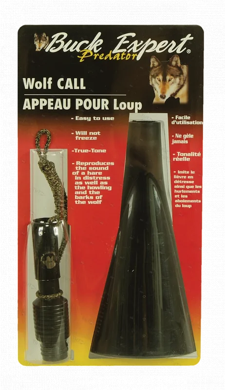 Манок Buck Expert на волка Buck Expert Predator с рупором, материал - пластик, цвет - черный