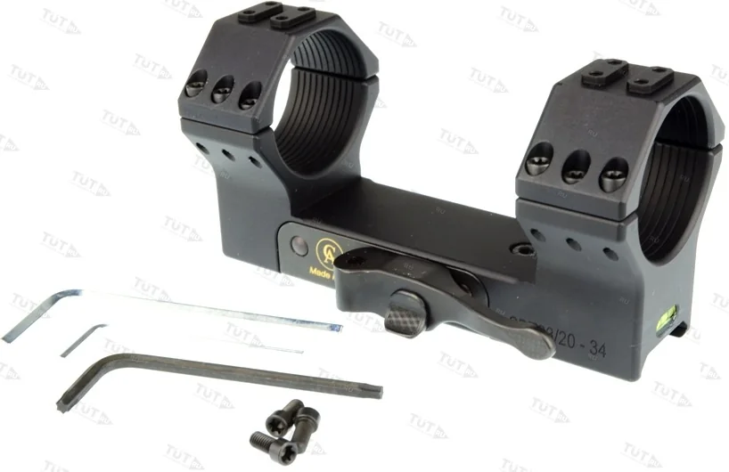 Быстросъемный моноблок Contessa Tactical, кольца 30 мм, BH = 19 мм, на Picatinny, 20 MOA (SBT02/20)