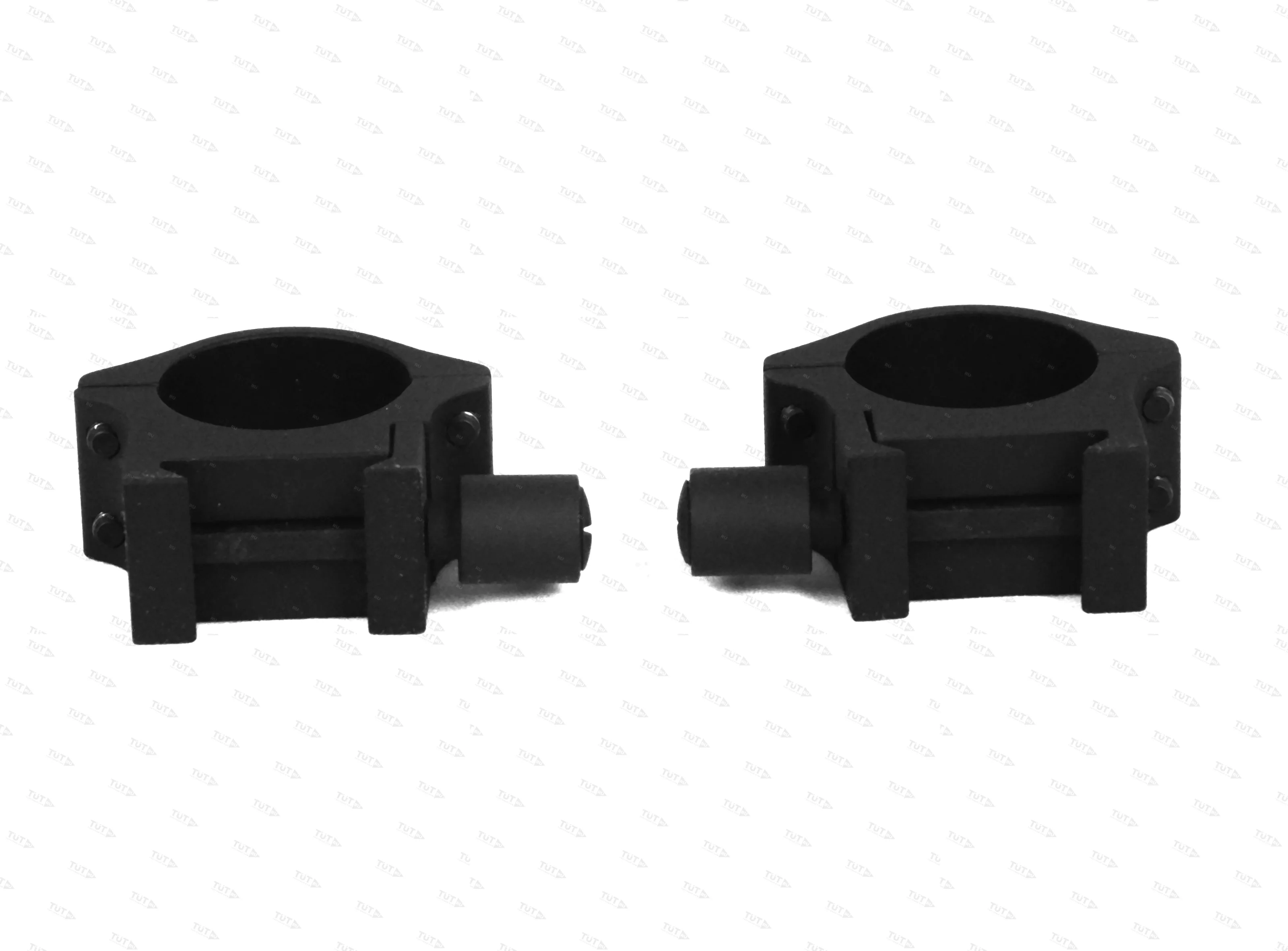 Кольца быстросъемные Hawke стальные на 25.4 мм низкие рычажные