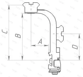 Кронштейн Weaver/Сайга, Вепрь высокий (МВЖИ.301569.076-02)
