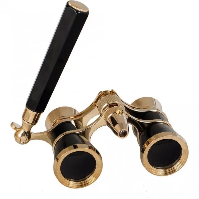 Бинокль Levenhuk Broadway 325N лорнет с подсветкой, черный