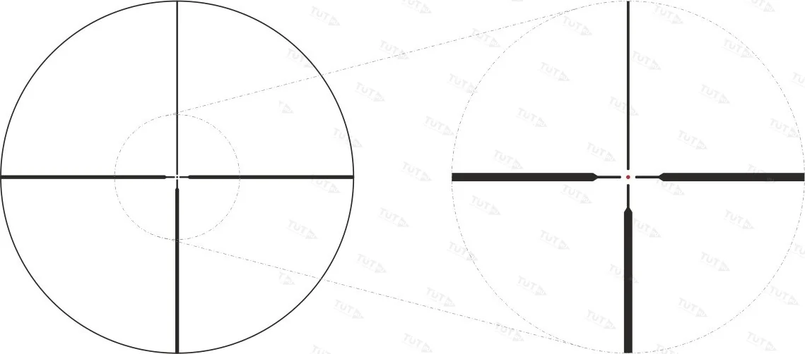 Оптический прицел Yukon Jaeger (Егерь) 1.5-6x42 с меткой X01i