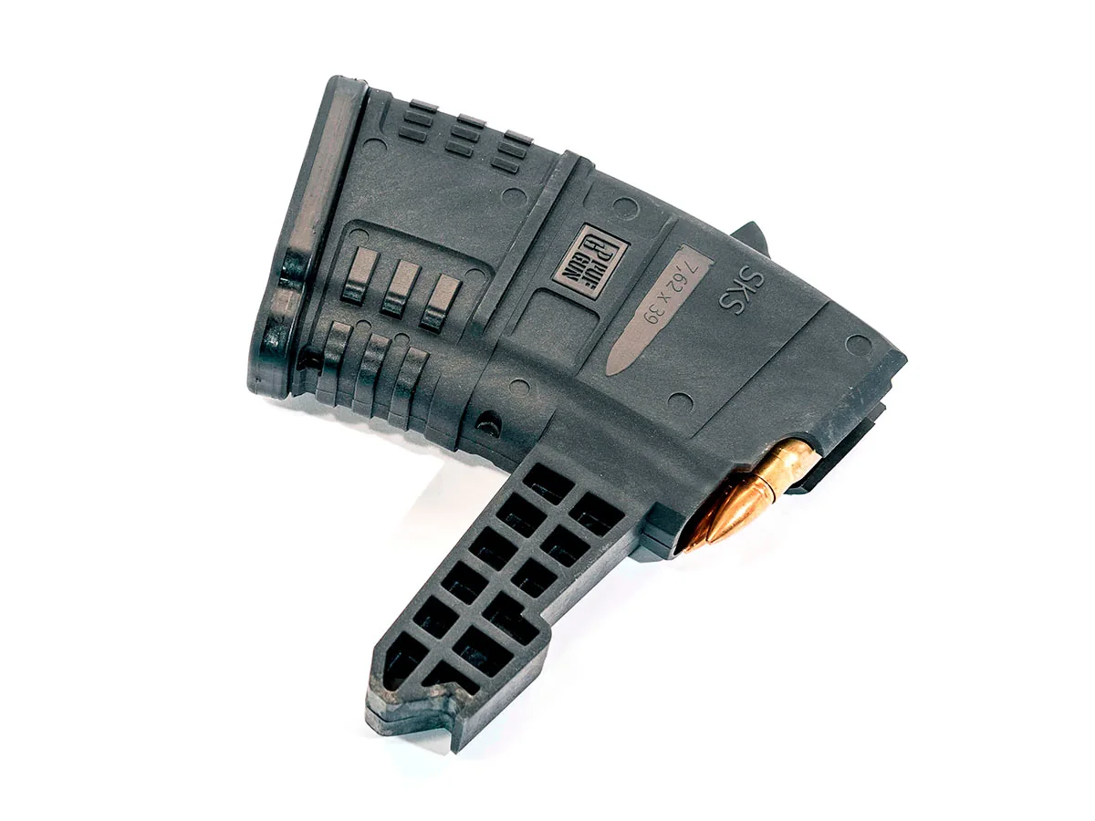 Магазин Pufgun На Скс, 7,62Х39, 10 Патронов, Полимер, Черный, Возможность Укорочения, 135 Гр