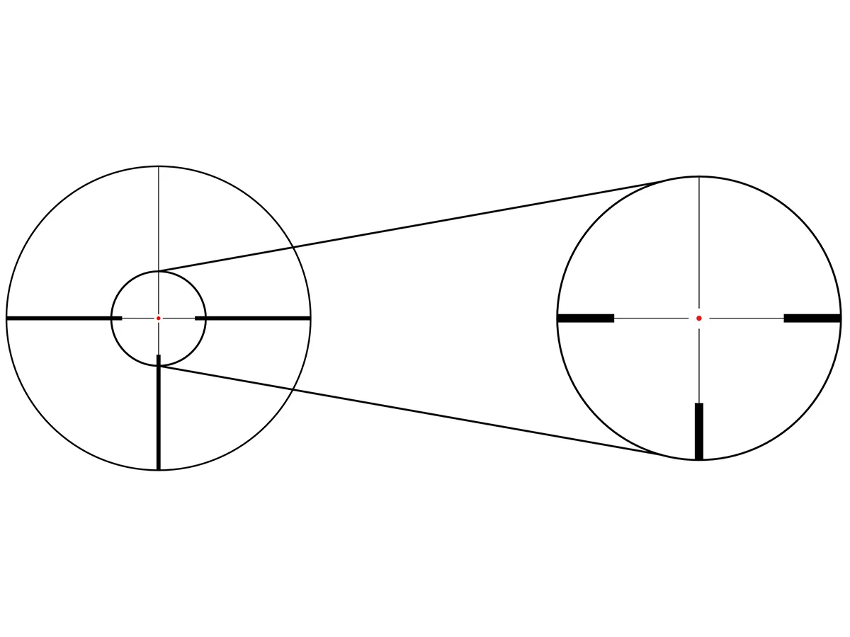 Прицел Gaut Nephrite 1-4x24, сетка 92