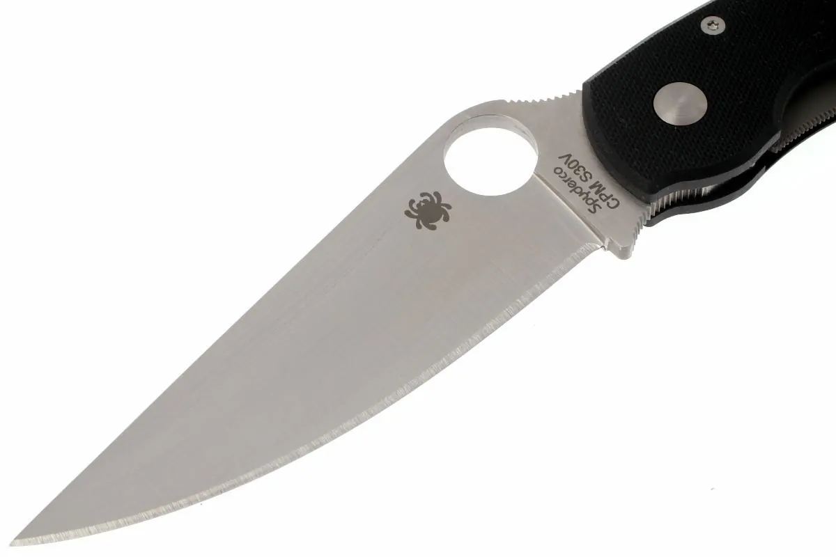 Нож складной Spyderco Military, сталь S30V, рукоять Black G10 (C36GPE)