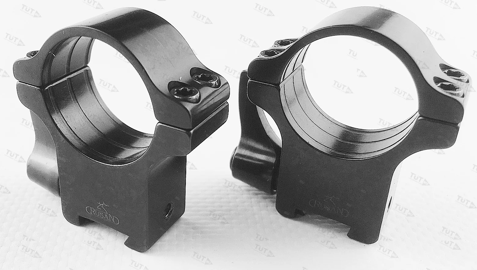 Кольца Rusan быстросъемные Prism 11мм на 25,4мм H15 рычажные (011-11-25,4-15-R)