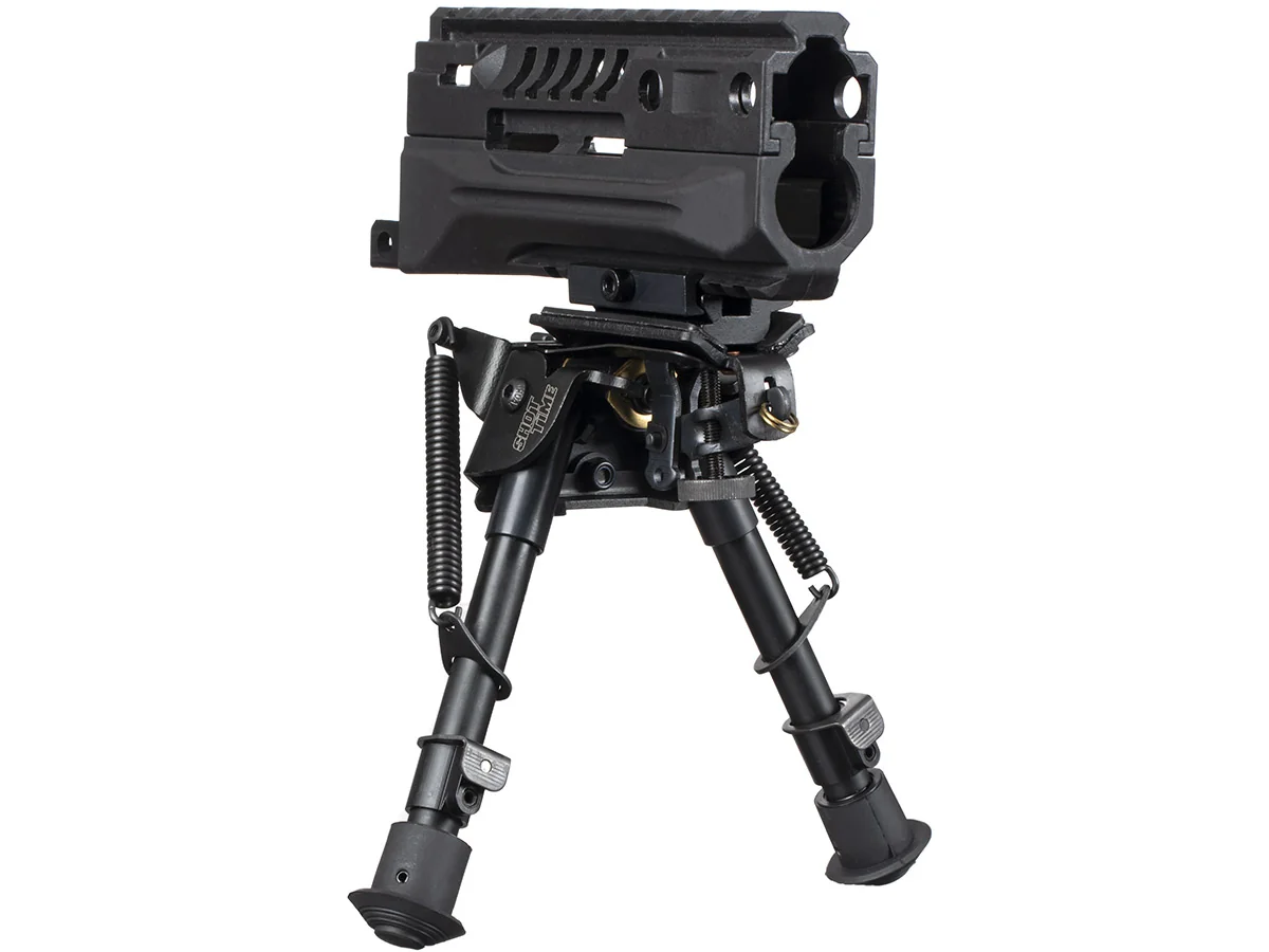 Сошки ShotTime на антабочный винт с качалкой 5 позиций H=14,7-21,5см