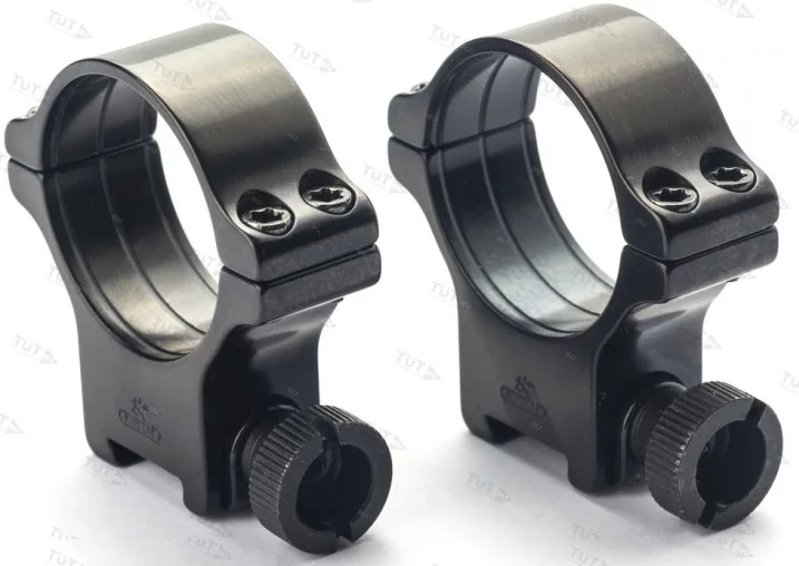 Кольца Rusan быстросъемные Prism 11мм на 25,4мм H12 на винтах (011-11-25,4-12-M)