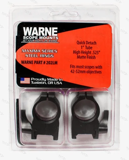 Крепления Warne Weaver 1" 25,4 мм QD High (202LM)