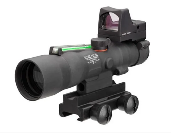 Прицел TRIJICON ACOG 3x30 Scope, 3.25 MOA RMR Sight, TA60 Flattop Mount Dual Ill. Green Horseshoe/Do