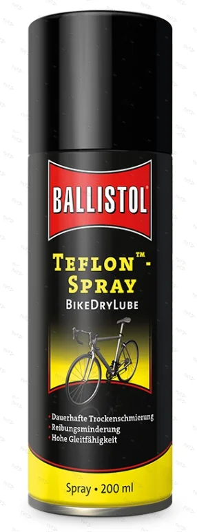Смазка тефлоновая для велосипедов Ballistol BikeDryLube спрей 200мл