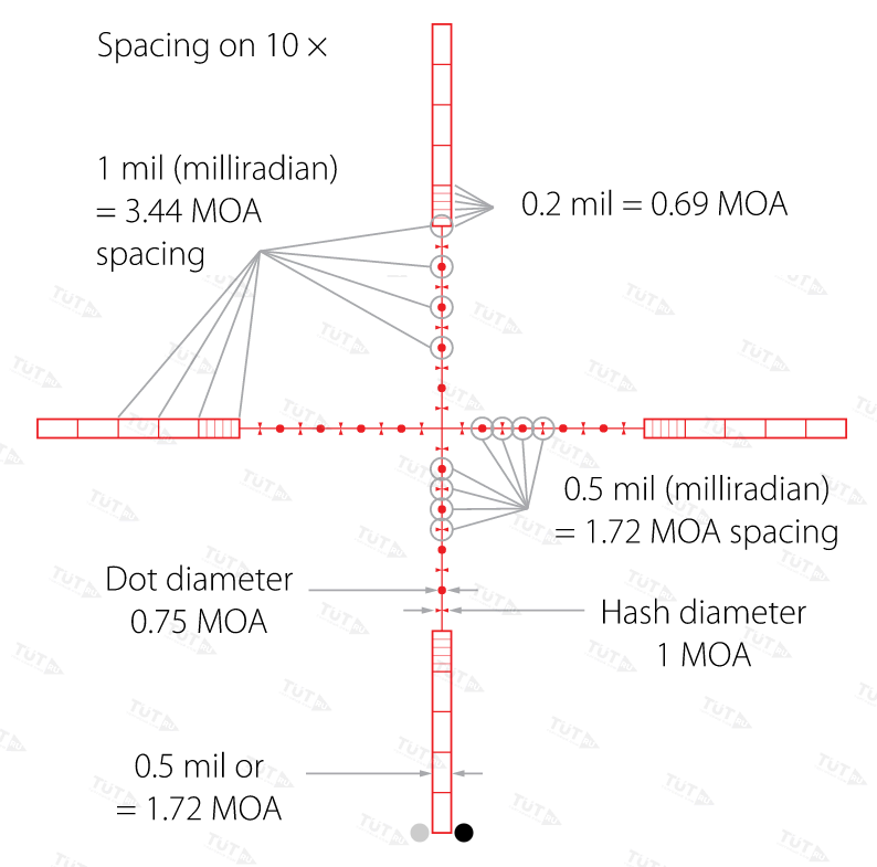 Оптический прицел Hawke Endurance 1 5-15х50 IR SF (10x 1/2 Mil Dot)