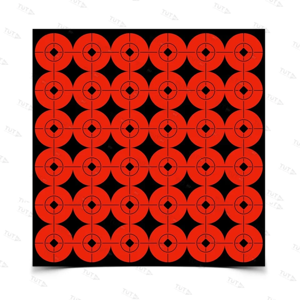 Набор мишеней для тиров Birchwood Target Spots® 2,5см