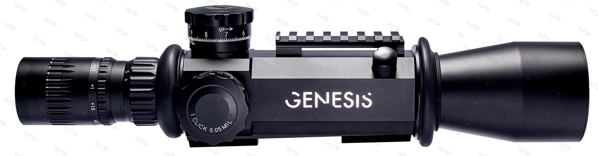 Прицел March Genesis 4-40x52 FFP, 0.05Mil (сетка FML-TR1) с подсветкой