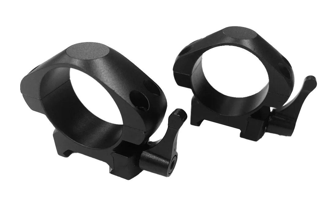 Кольца Arkon 30 мм быстросъемные на weaver / Аркон 30 мм быстросъемные на вивер стальные, низкие