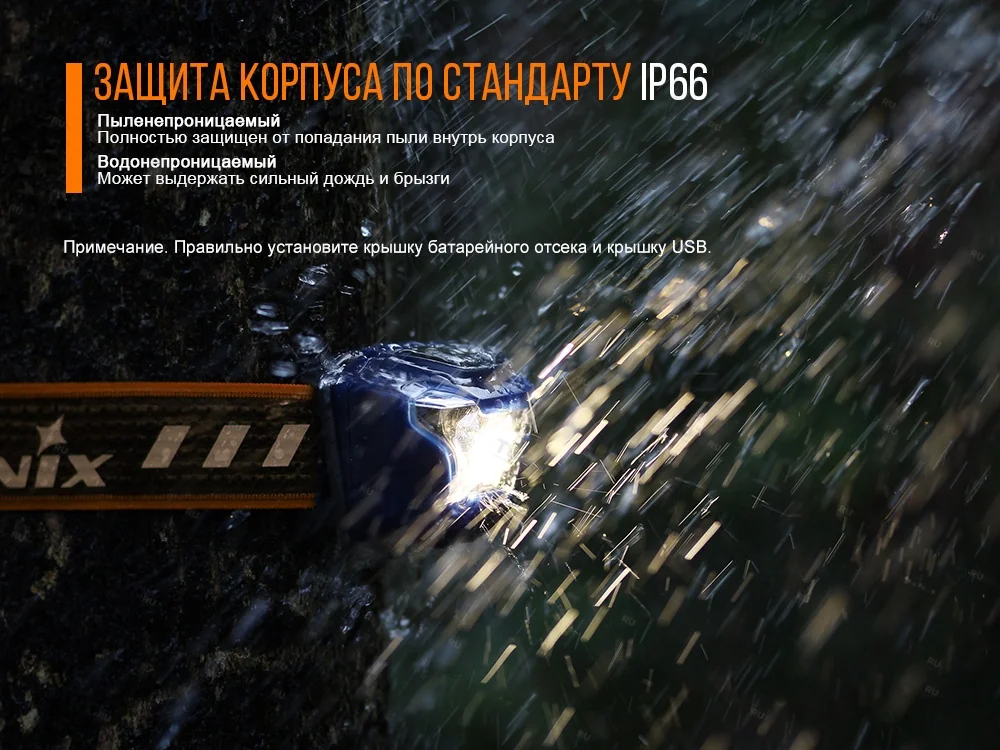 Налобный фонарь Fenix HL18R чёрный