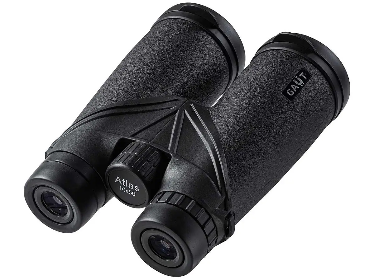 Бинокль Gaut Atlas 10X50, Roof-Призмы Bk7, Цвет - Черный, 760Г