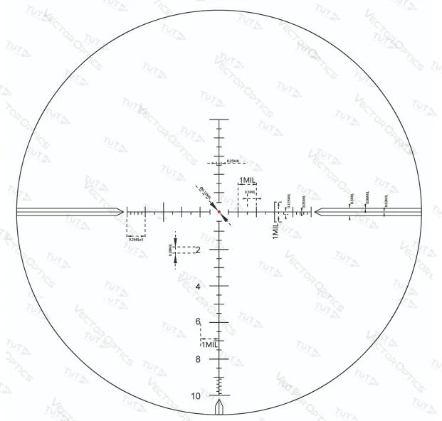 Прицел Vector Optics Taurus 5-30x56 FFP (сетка MPX1) с подсветкой