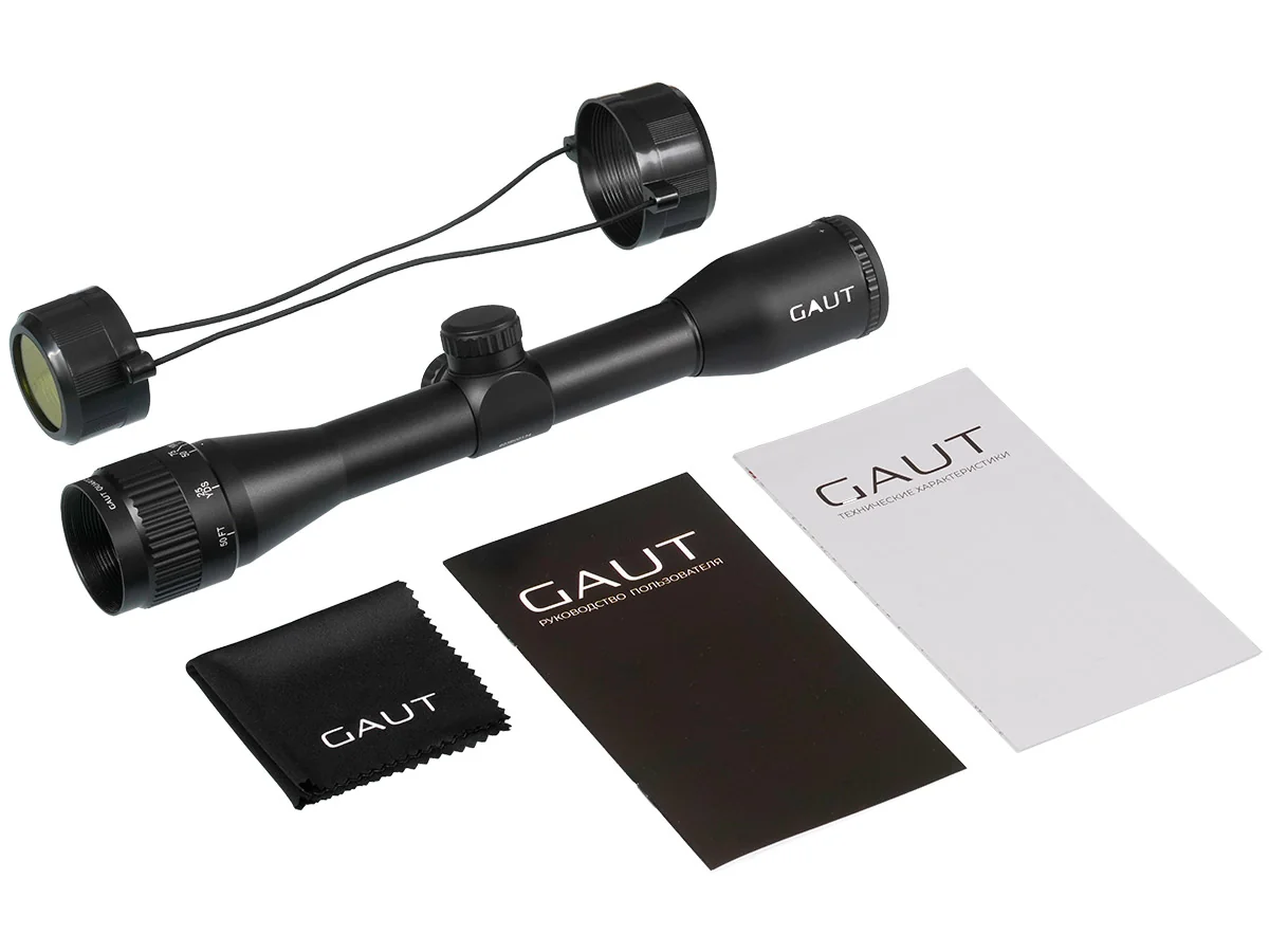 Прицел Gaut Quartz 4x32 AO, сетка 3 (Mil-Dot) нить