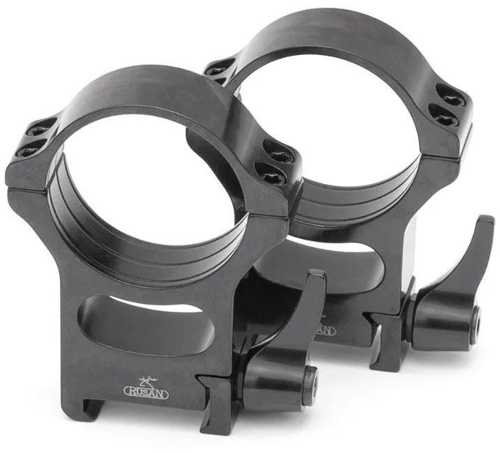 Кольца Rusan быстросъемные Picatinny на 34мм H24 рычажные (050P-34-24-R)