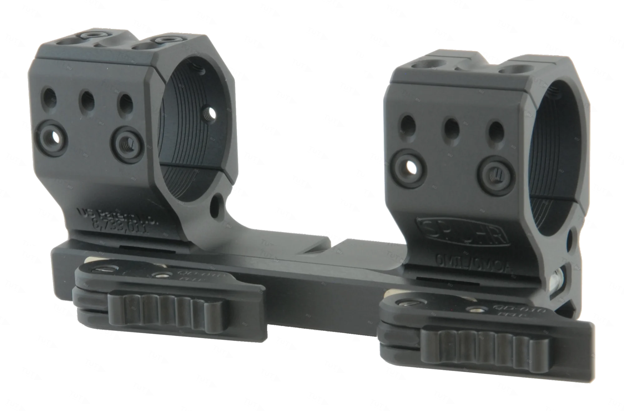 Кронштейн быстросъемный SPUHR Scope Mount 34мм на Picatinny, h=34мм, 0MIL