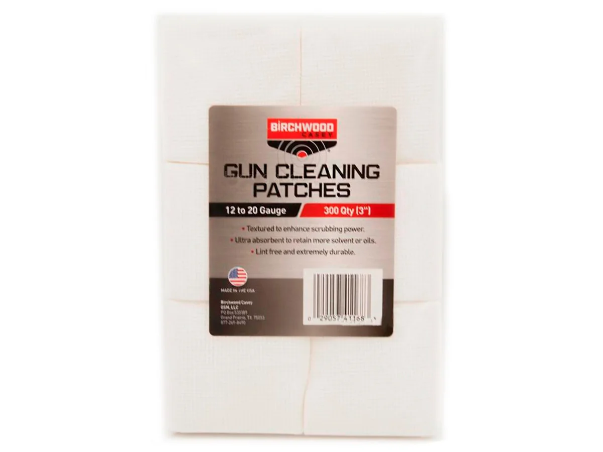 Патчи Birchwood Casey Gun Cleaning Patches для 12-20к 300шт