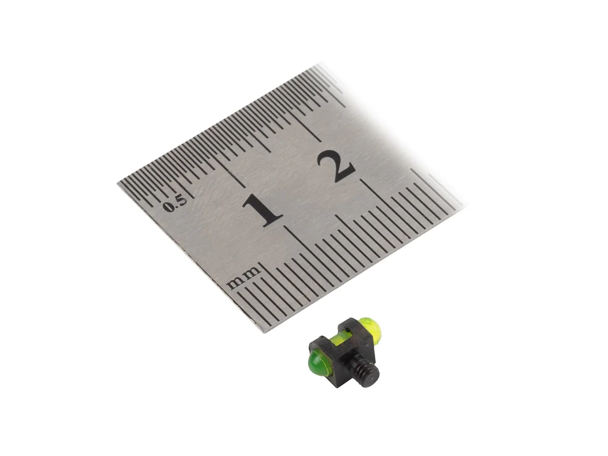 Мушка светящаяся Nimar, диаметр волокна 3 мм, резьба 2.6мм (зеленый)