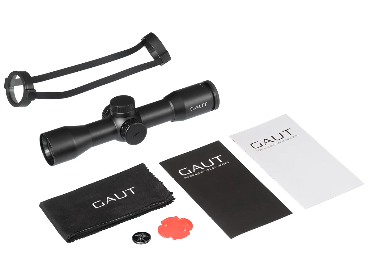 Прицел Gaut Amber 4x36, сетка 27 (Mil-Dot)