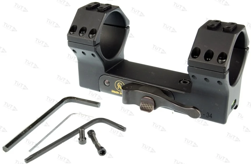 Быстросъемный моноблок Contessa Tactical, кольца 30 мм, BH = 19 мм, на Picatinny, 0 MOA (SBT020)