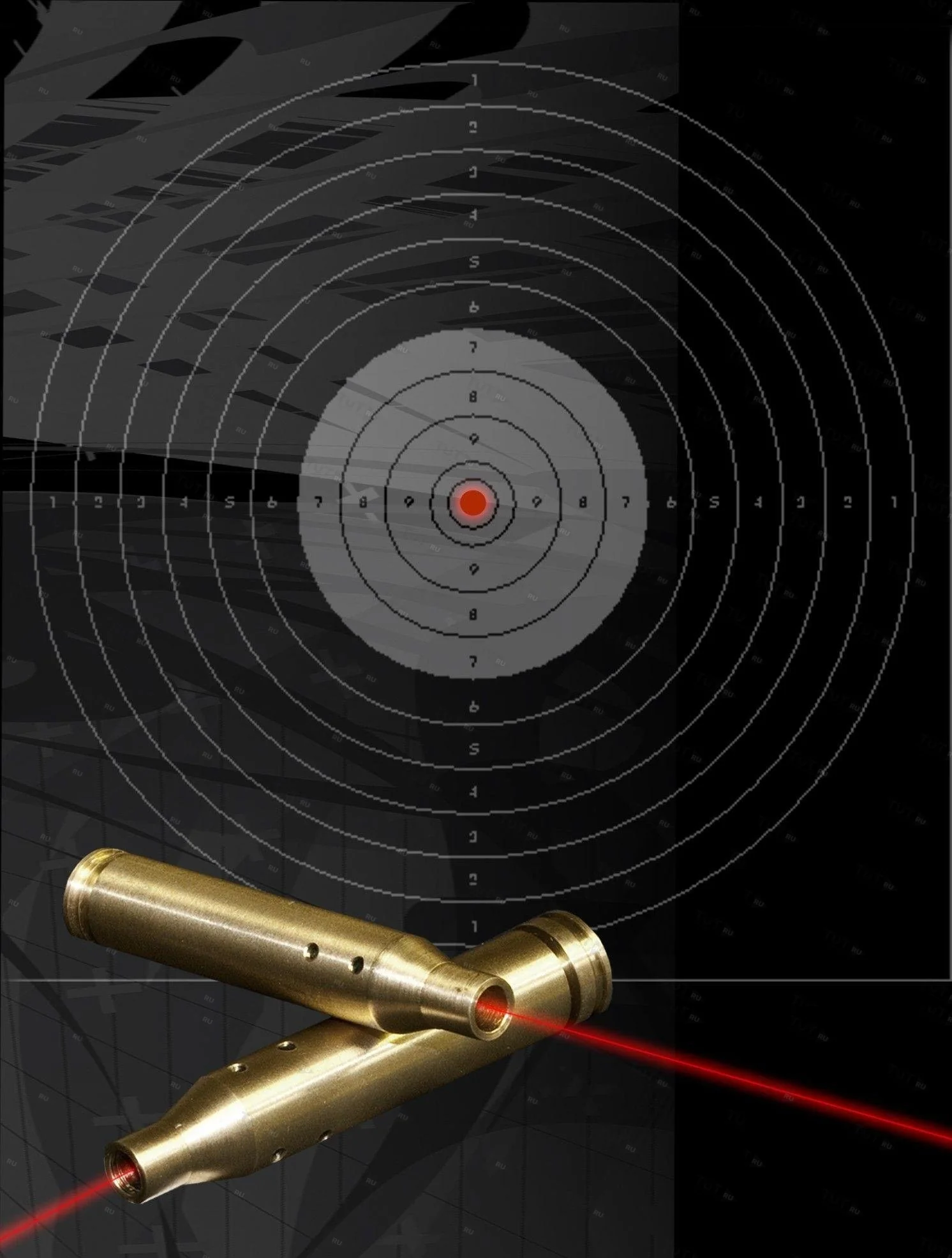 Лазерный патрон для холодной пристрелки "АМБА-ХП-12"